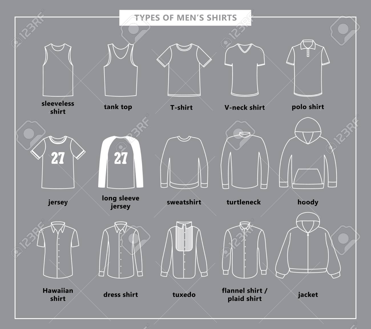 mens t shirt neck types