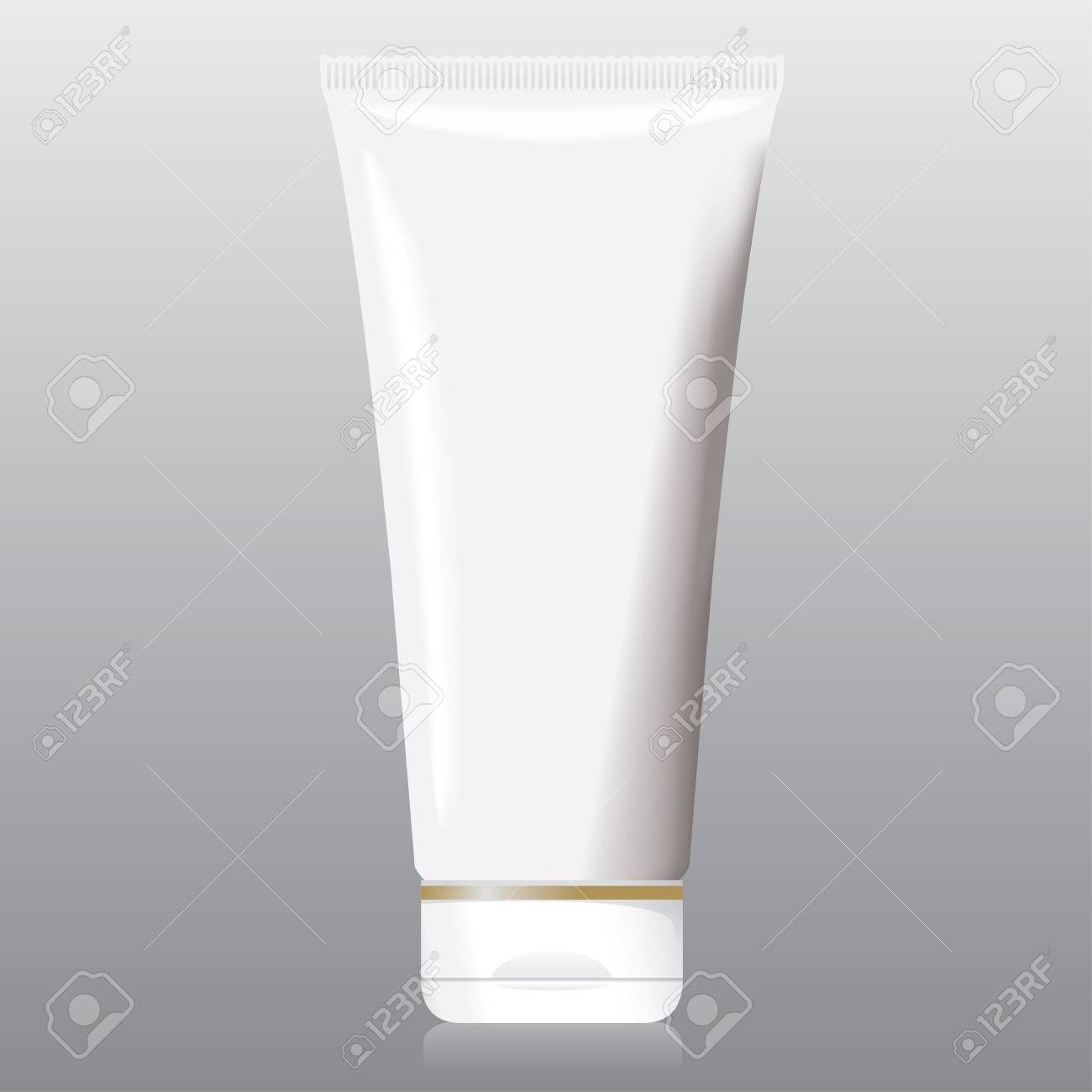 クリーム ゲル化粧品軟膏ボトルのイラスト のイラスト素材 ベクタ Image