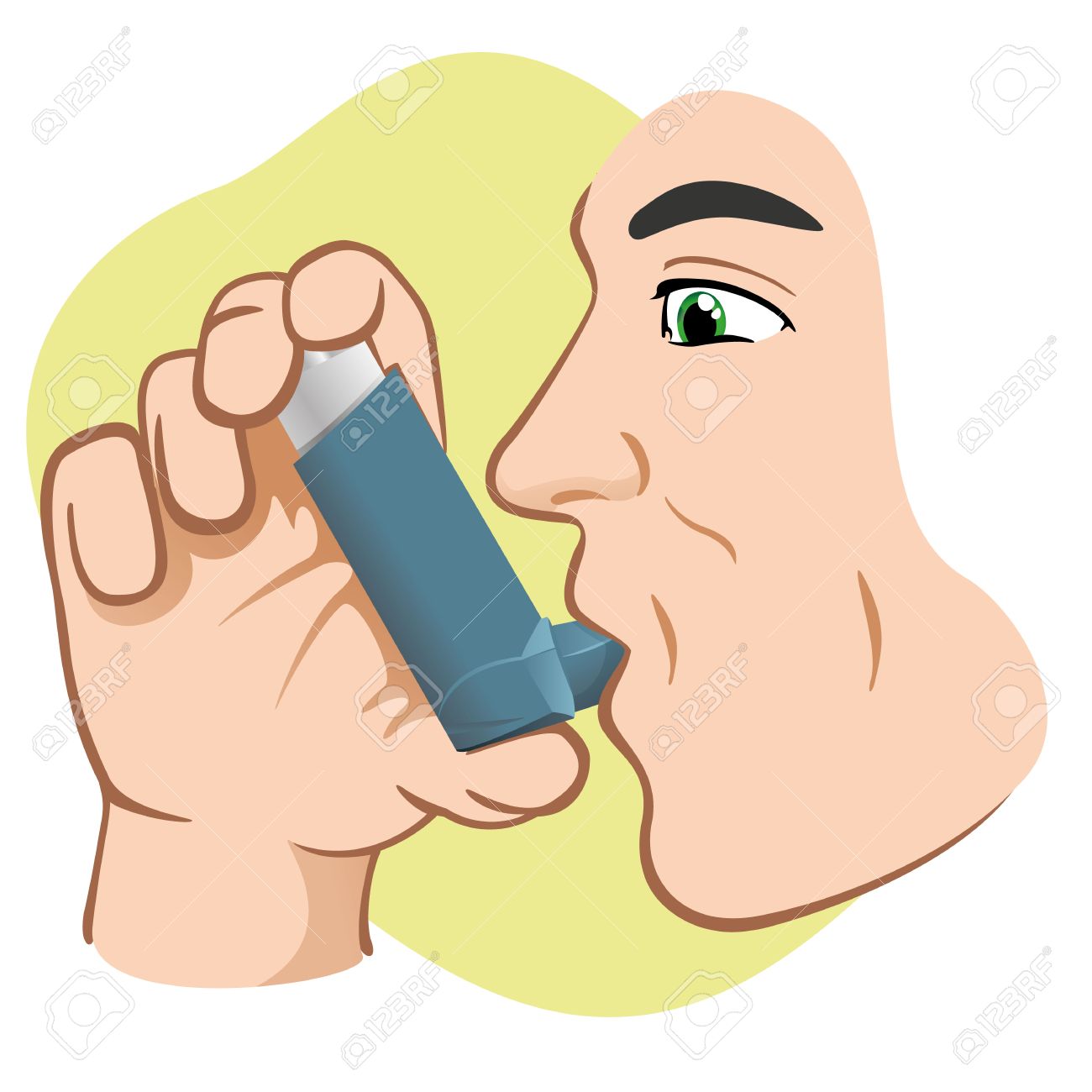 喘息と不足や公共エリアの吸入器を使用している人のイラスト カタログや有益な医療ガイドに最適 のイラスト素材 ベクタ Image 喘息と不足や公共エリアの吸入器を使用している人のイラスト カタログや有益な医療ガイドに最適 のイラスト素材 ベクタ Image