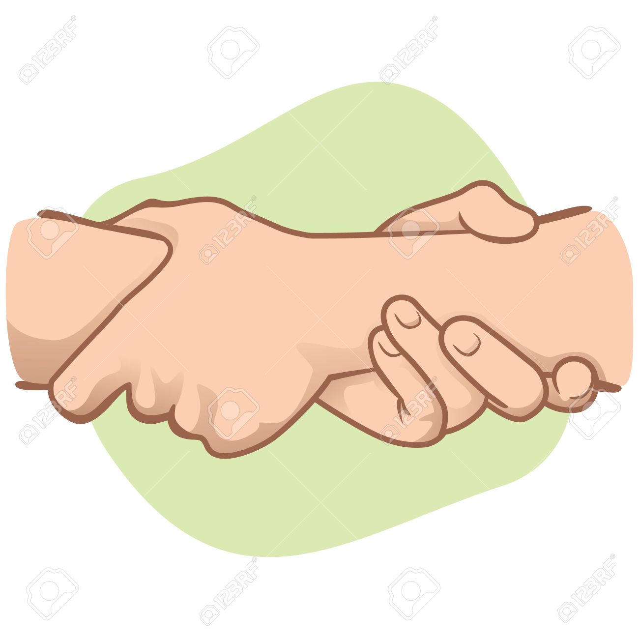 Illustration Leaning Hands Holding A Wrist In The Other Royalty Free Cliparts Vectors And Stock Illustration Image 44589206