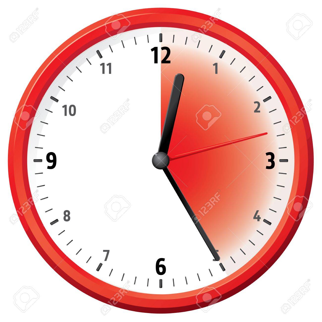 Часы 12:20. Часы без пятнадцати. Таймер 5 минут. Часы полседьмого. Циферблат.
