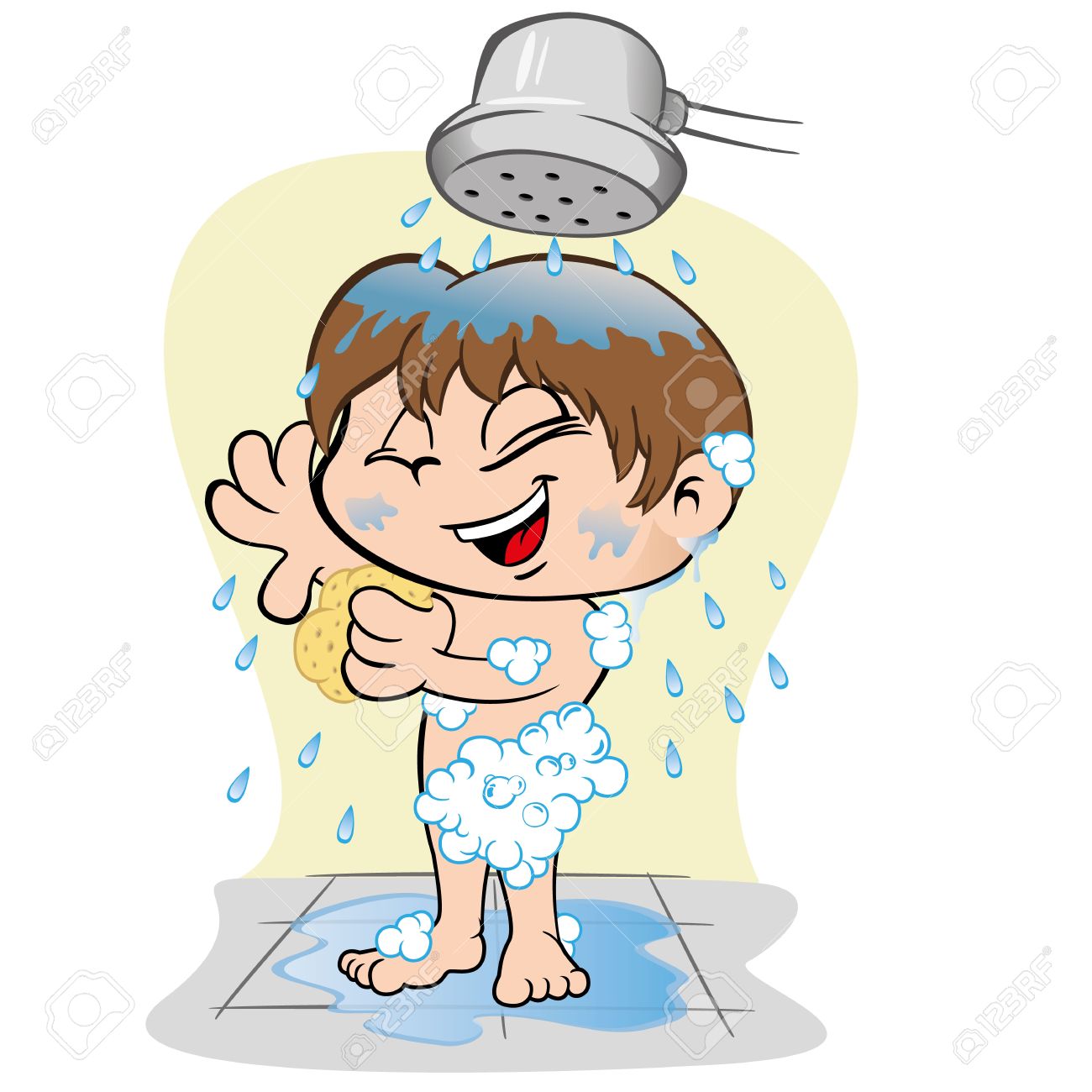 71497896-illustration-representing-a-child-taking-care-of-your-personal-hygiene-taking-a-bath