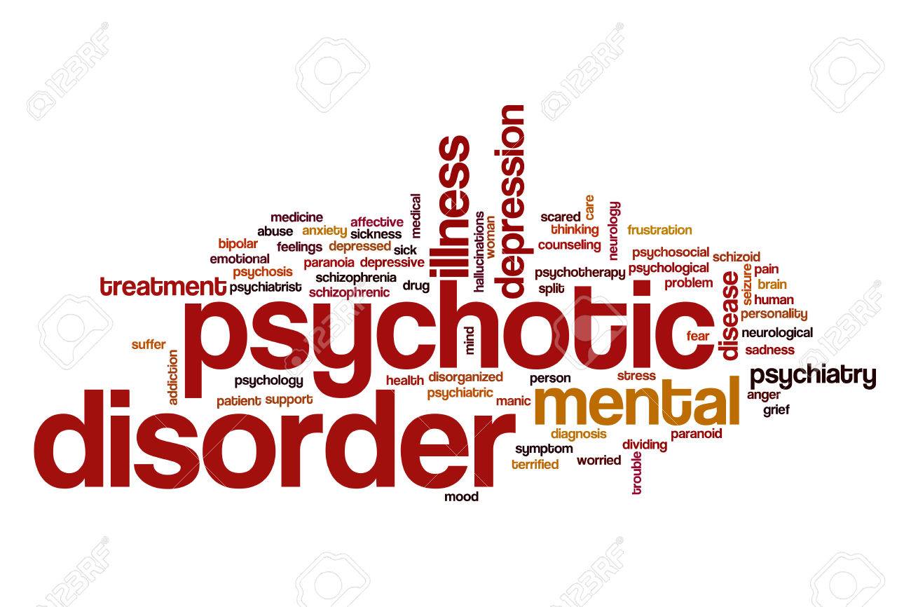 psychotic disorder word cloud stock photo picture and royalty free