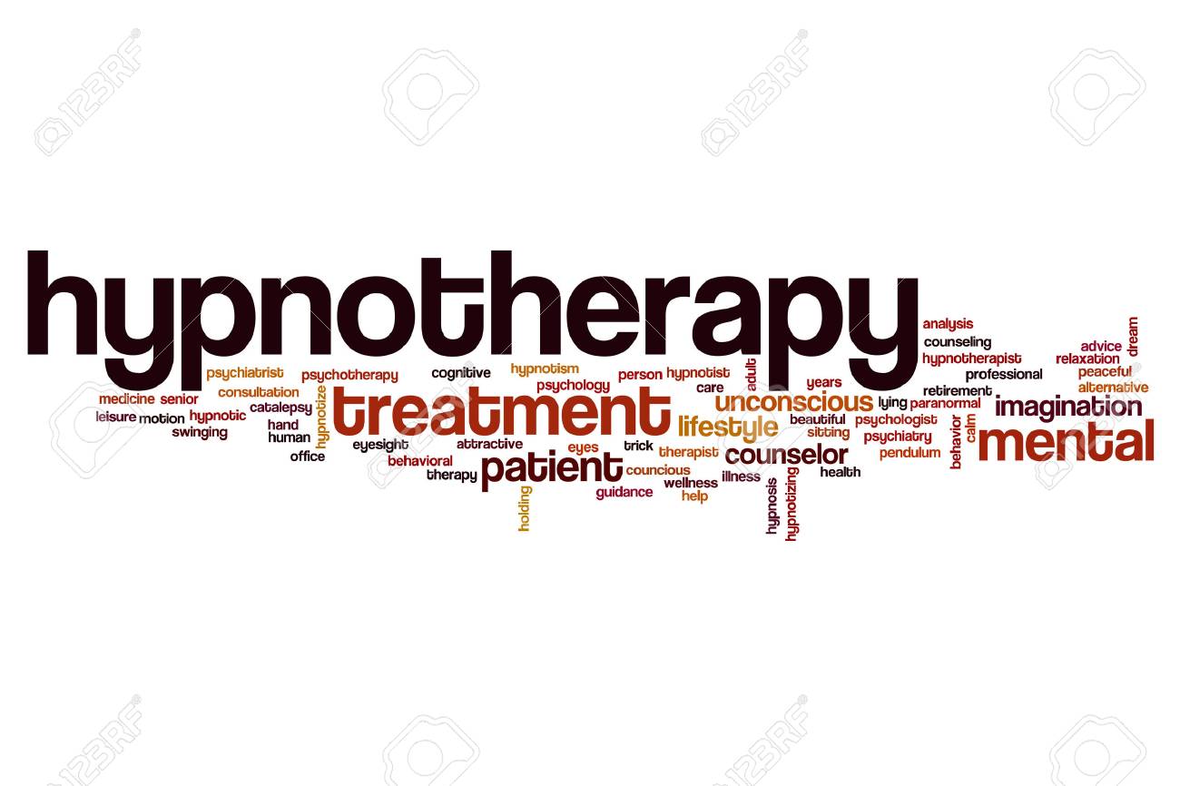 Hypnotherapy Word Cloud Concept Stock Photo, Picture And Royalty ...