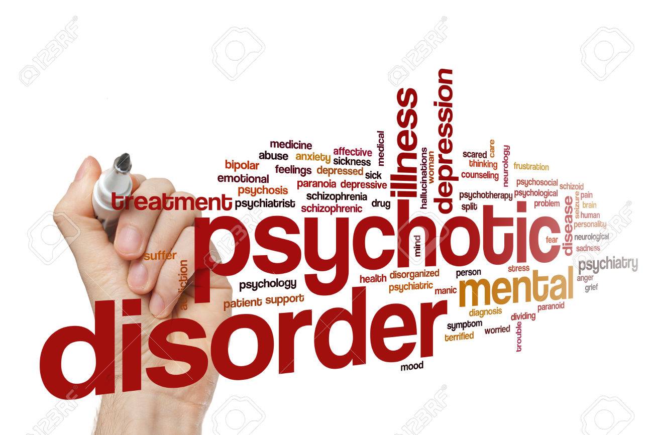 psychotic disorder word cloud stock photo picture and royalty free