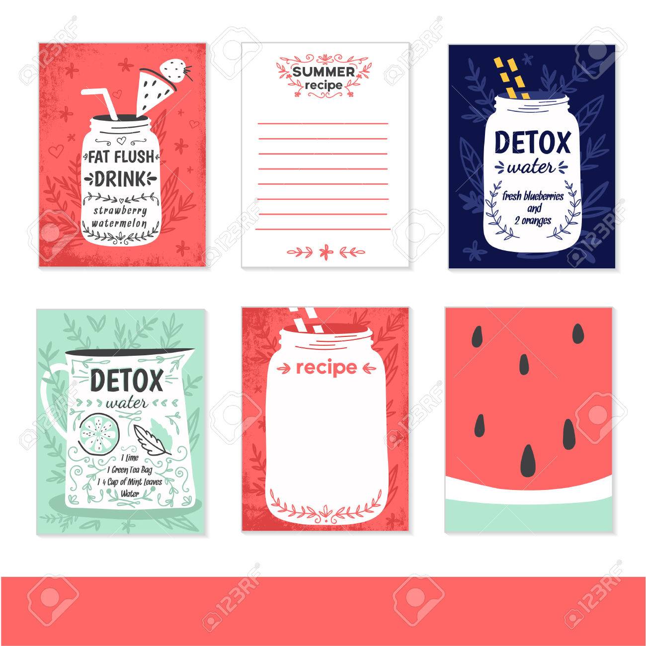 cooking cards notes stickers labels tags with cute decorative tea tags template