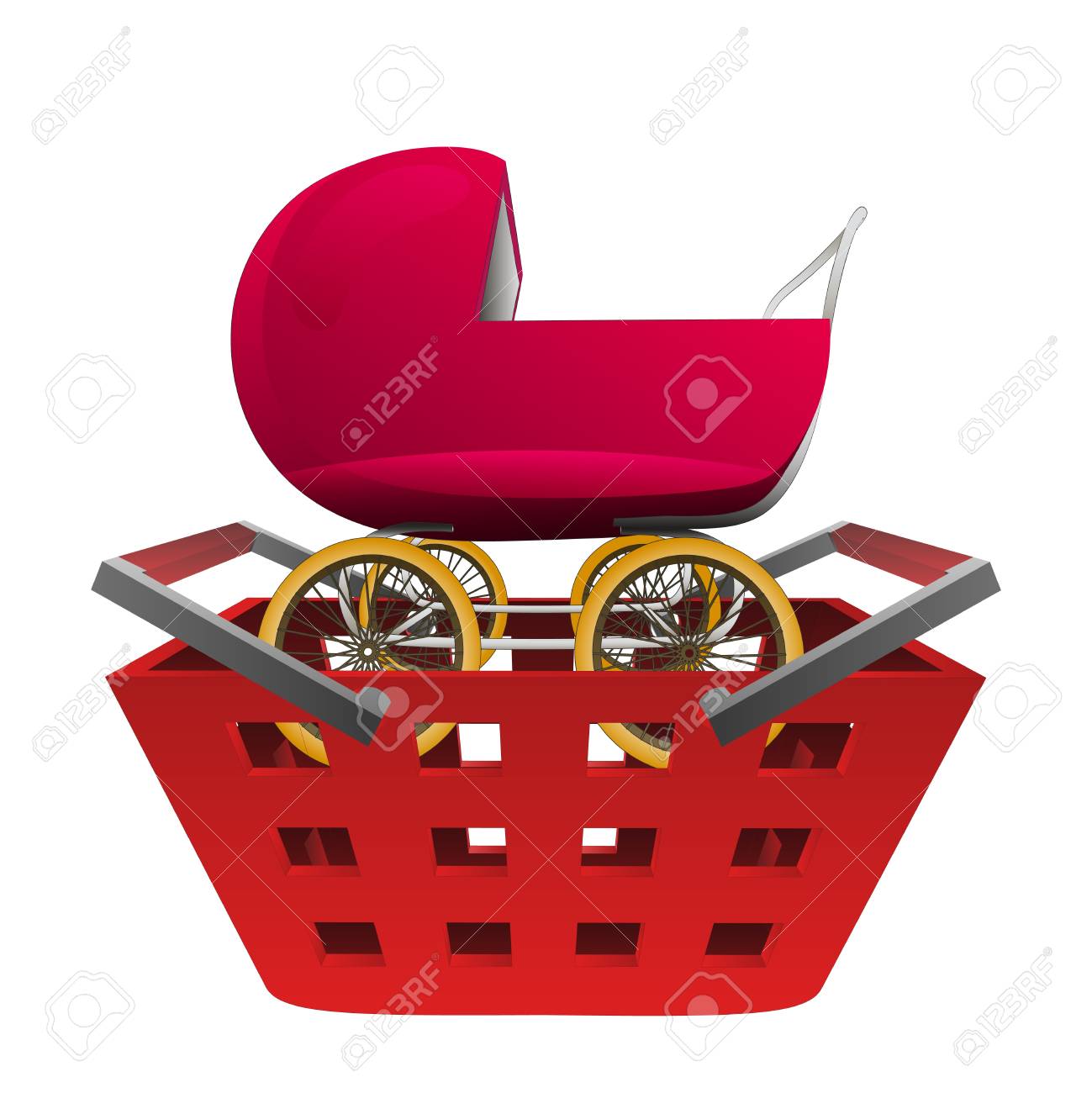 carriage basket
