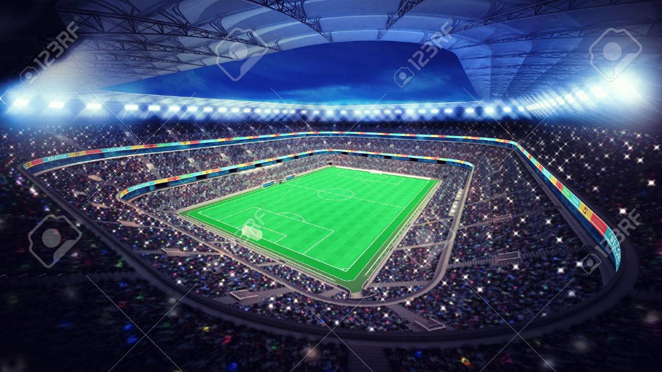 スタンド スポーツのファンと照らされたサッカー スタジアム バック グラウンド デジタル イラストレーション自分の設計に一致させる の写真素材 画像素材 Image スタンド スポーツのファンと照らされたサッカー スタジアム バック グラウンド デジタル イラストレーション自分の設計に一致させる の写真素材 画像素材 Image