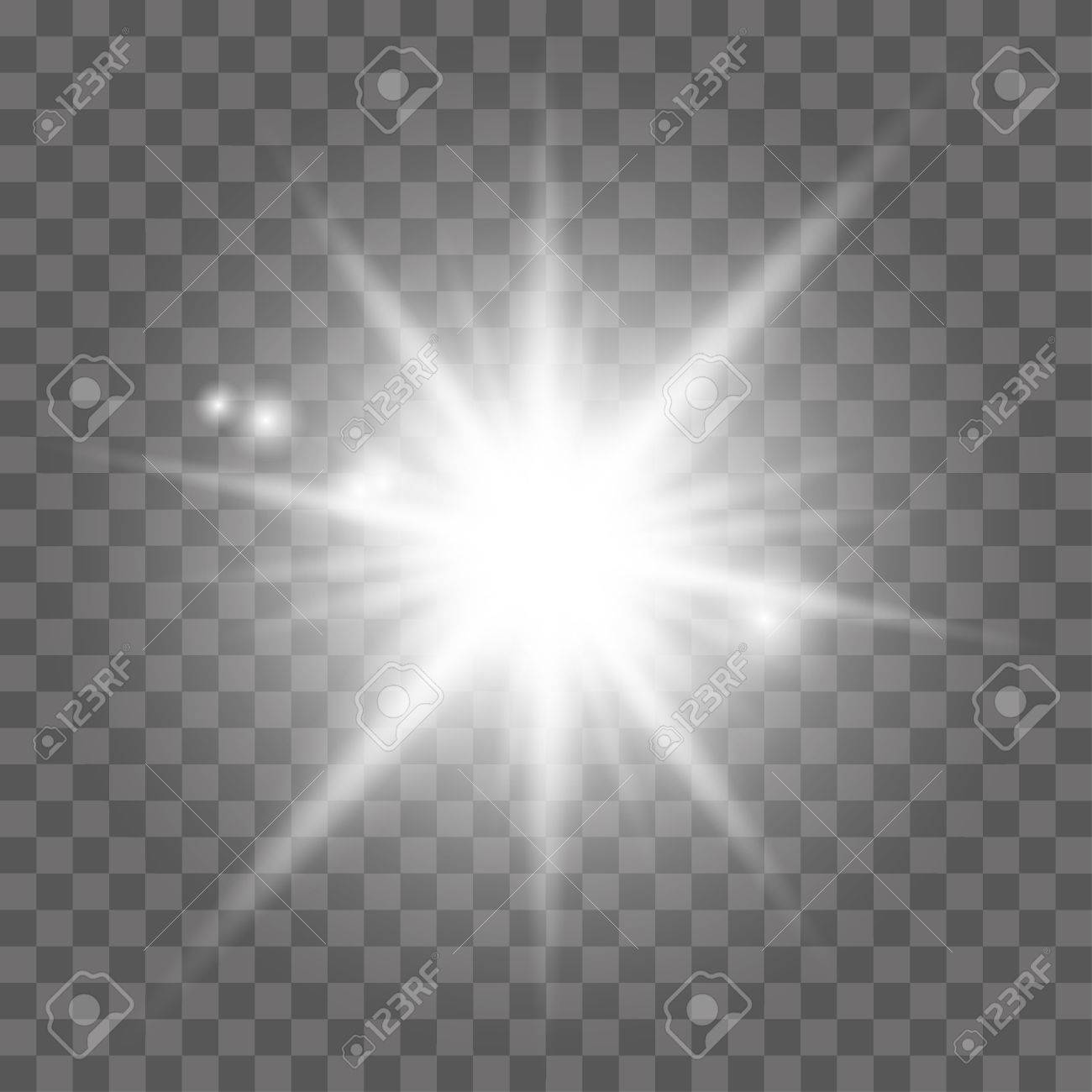 Effet De Lumiere Blanche Les Rayons Du Soleil Clip Art Libres De Droits Vecteurs Et Illustration Image