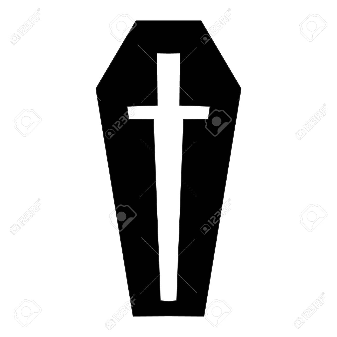 記号 アイコン シルエット 棺スタイル イメージ ハロウィンのイラスト ベクトル イラストの手のイラスト素材 ベクタ Image
