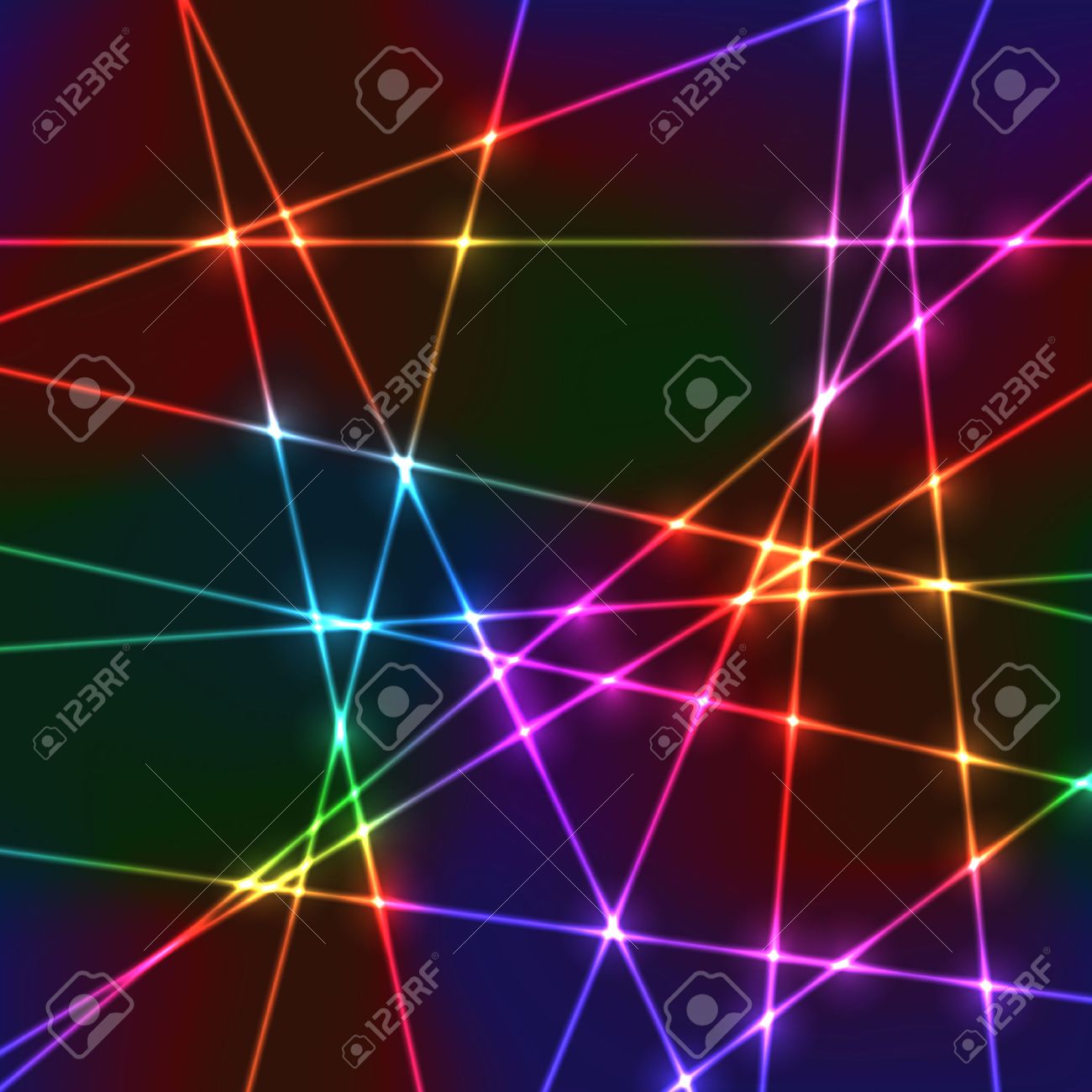 neon laser grid with random beams for disco show or party royalty