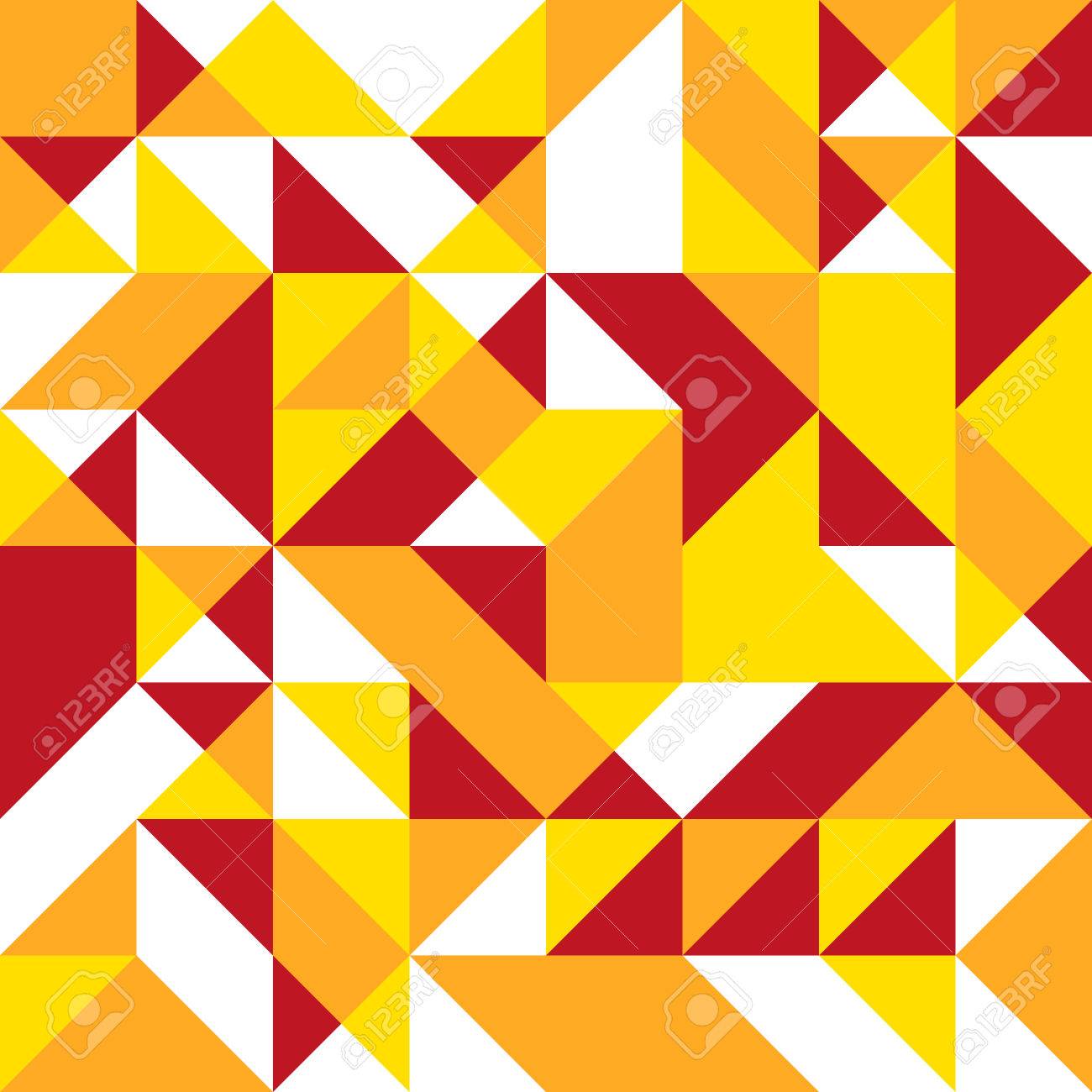 Forme Géométrique De Couleur Chaude Brillante Et Triangulaire En ... Forme Géométrique De Couleur Chaude Brillante Et Triangulaire En ...