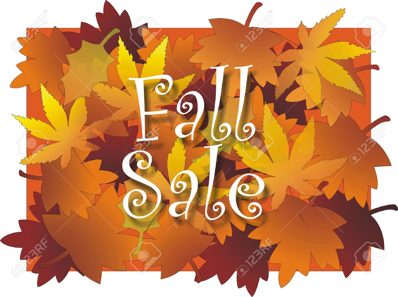 fall sale signs