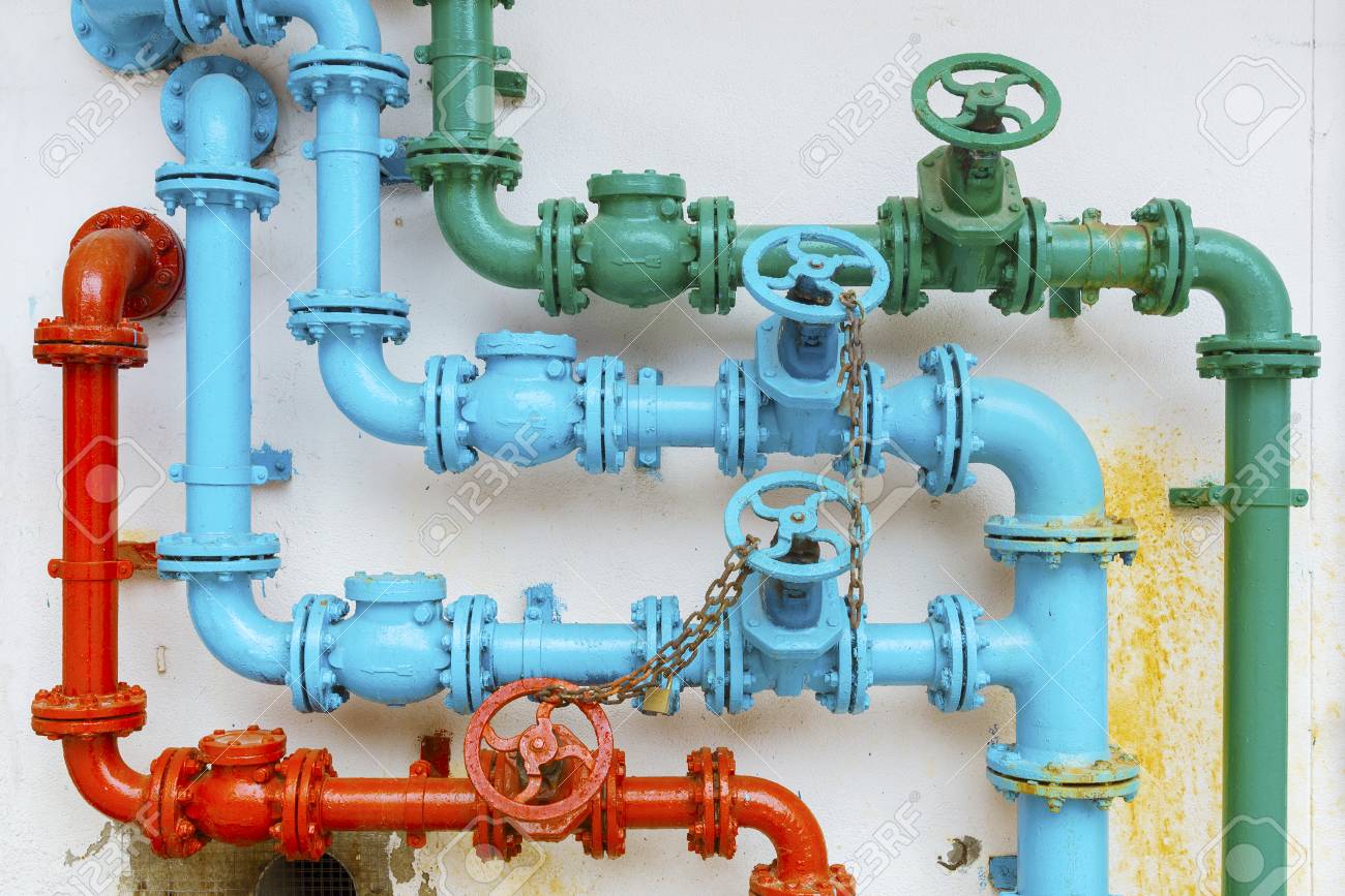 colorful pipe for water piping system - 115561476 colorful pipe for water piping system - 115561476