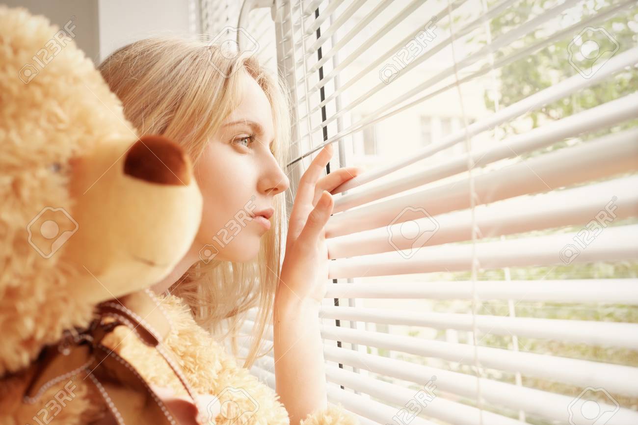 girl and teddy