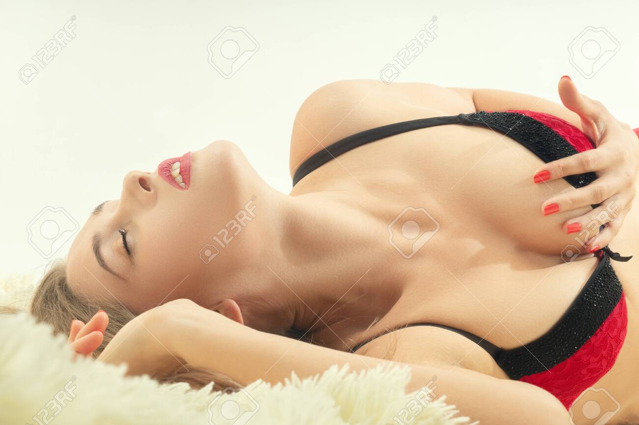 A.TugolukovSensual Aroused Woman In Red Lingerie