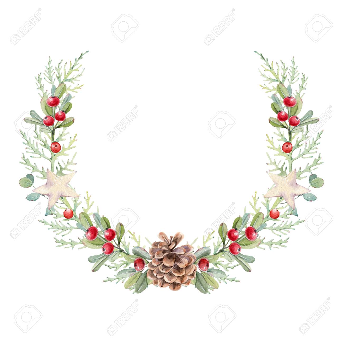 水彩のクリスマス イラスト カードに最適 の写真素材 画像素材 Image 88609957