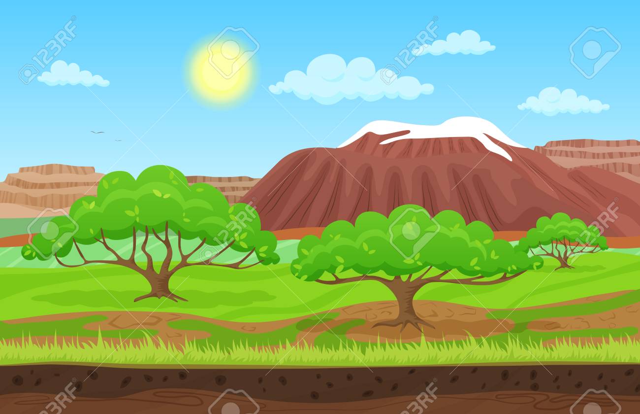 漫画の色自然春の雪に草 木 空 Nountains の丘の日の夏の風景 ベクトル日曜日のゲームのイラスト ゲームの背景のイラスト素材 ベクタ Image 漫画の色自然春の雪に草 木 空 Nountains の丘の日の夏の風景 ベクトル日曜日のゲームのイラスト ゲームの背景のイラスト素材 ベクタ Image