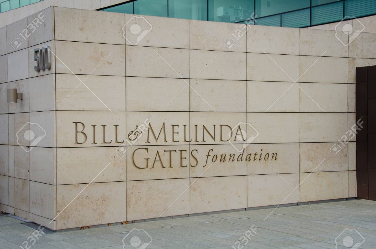 シアトル, アメリカ合衆国, 2014 年 12 月 8 日 - ビル ・ アンド ・ メリンダ ・ ゲイツ財団の目的は、医療を強化、極端な貧困削減、教育機会の拡大に含まれます。の写真素材・画像素材  Image 34478146