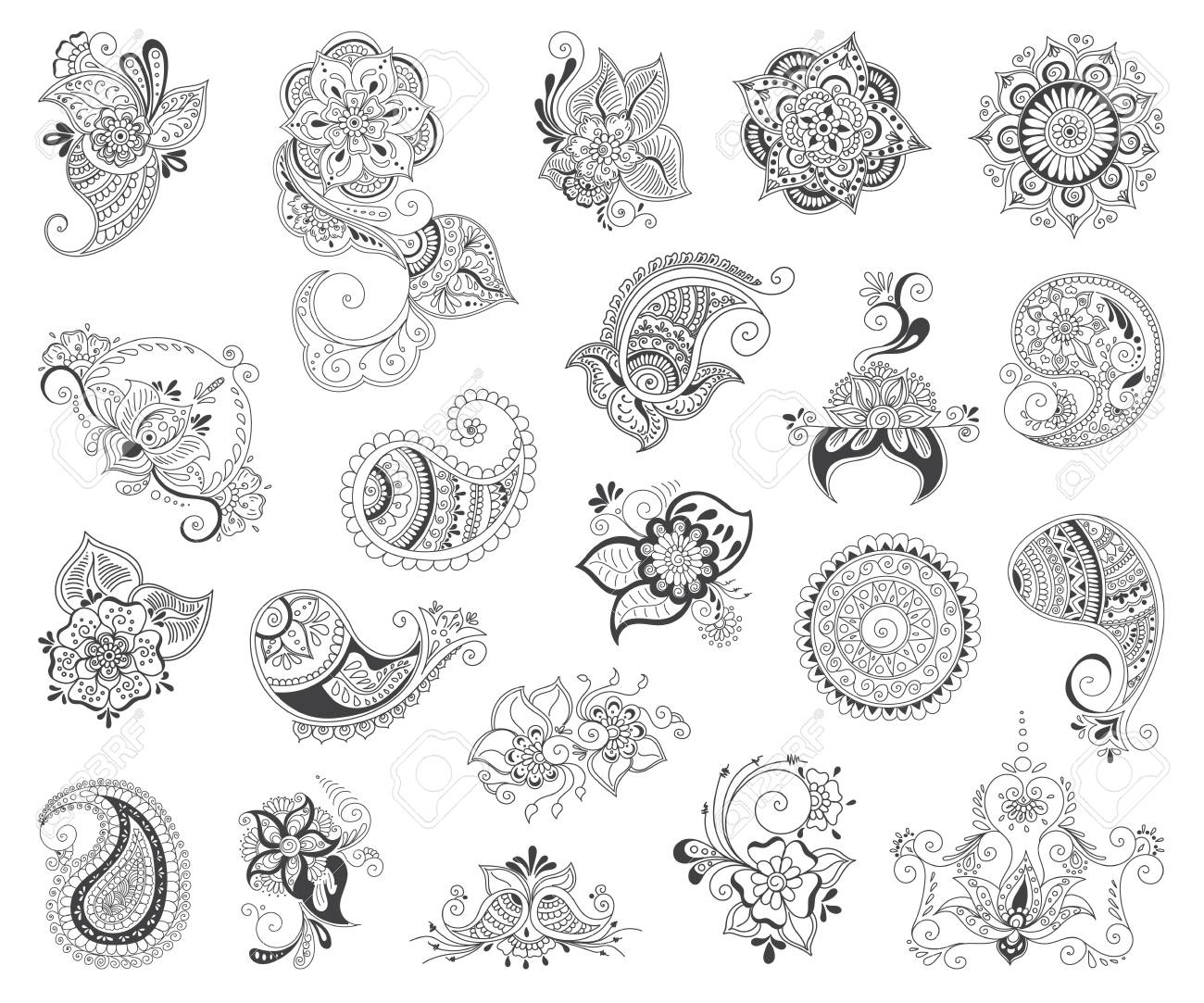 ORNAMENTAL TATTOO in fine line, mandala, henna style, dot work and all its  diversity, image size:1300x1083
