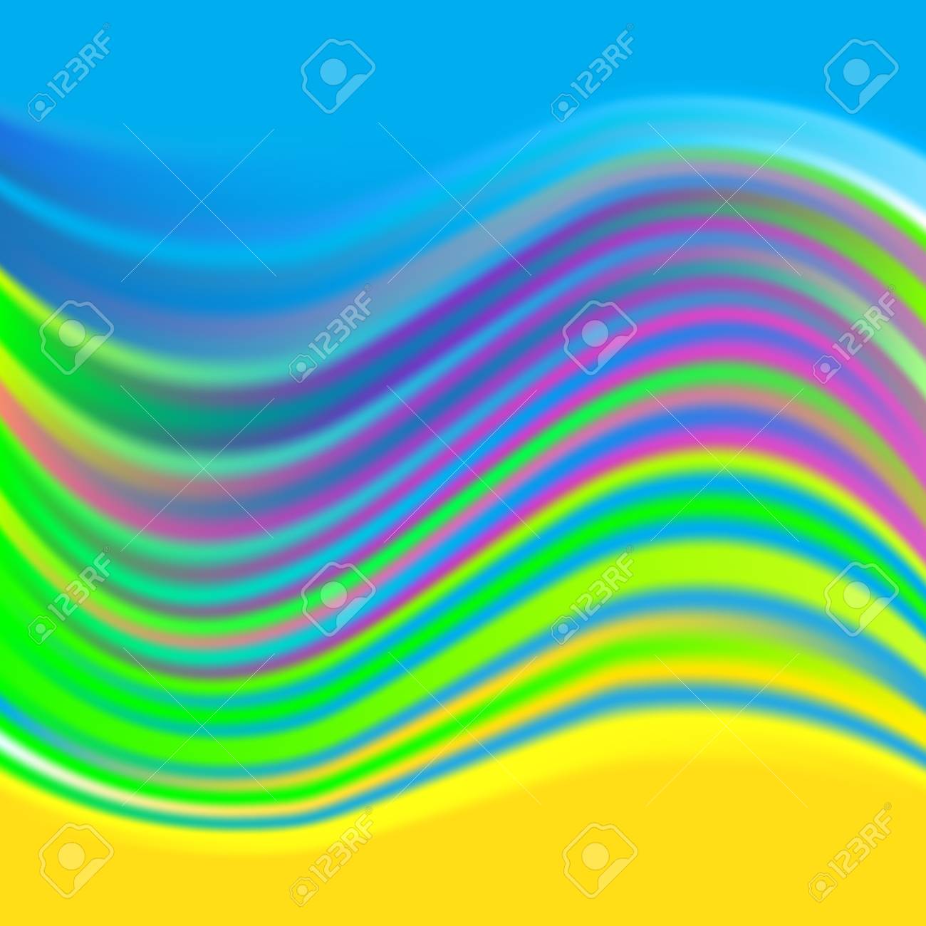 abstract colorful wave background with soft lines blur stripes soft lines