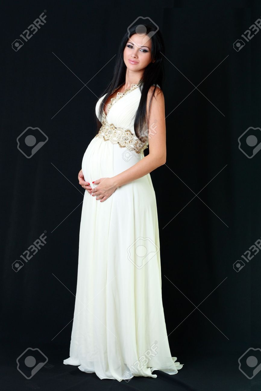 White Dress for Pregnant Women