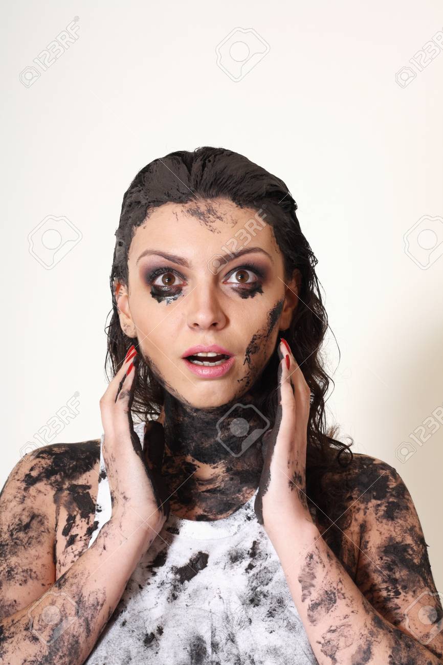 Women Covered In Mud Women Covered In Mud