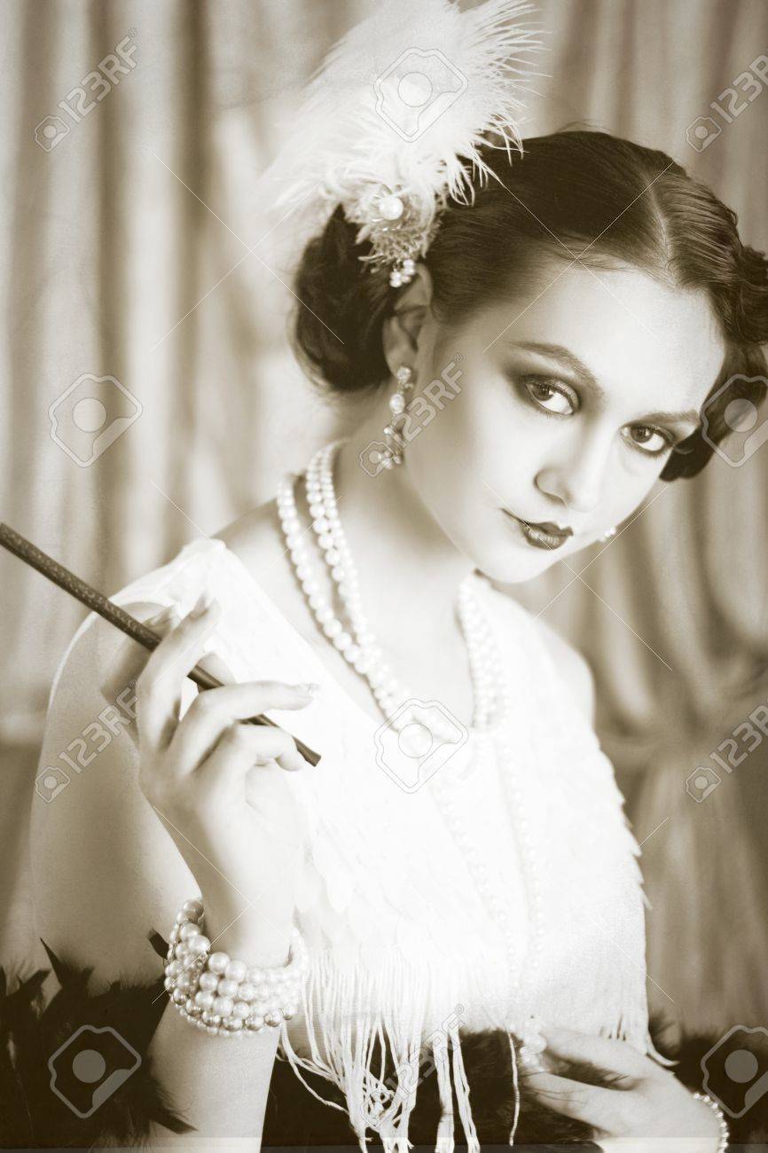 flapper style headband