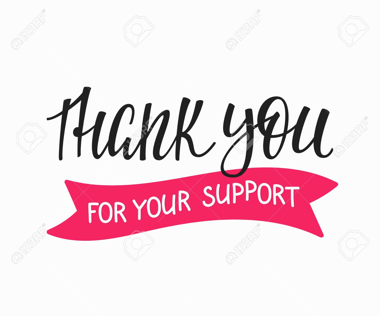 Thank You Friendship Family Positive Quote Thanksgiving Lettering.  Calligraphy Postcard Poster Graphic Design Typography Element. Hand Written  Vector Postcard. Thank You For Your Support Royalty Free SVG, Cliparts,  Vectors, and Stock Illustration., image size:1300x1083