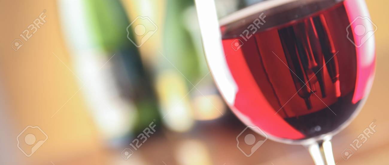 glass of red wine
