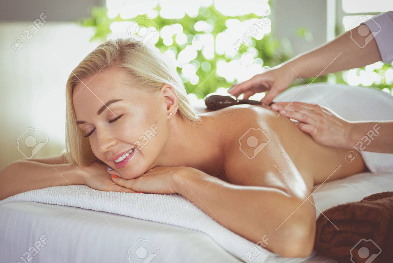 Lovely women relaxing sensual massage