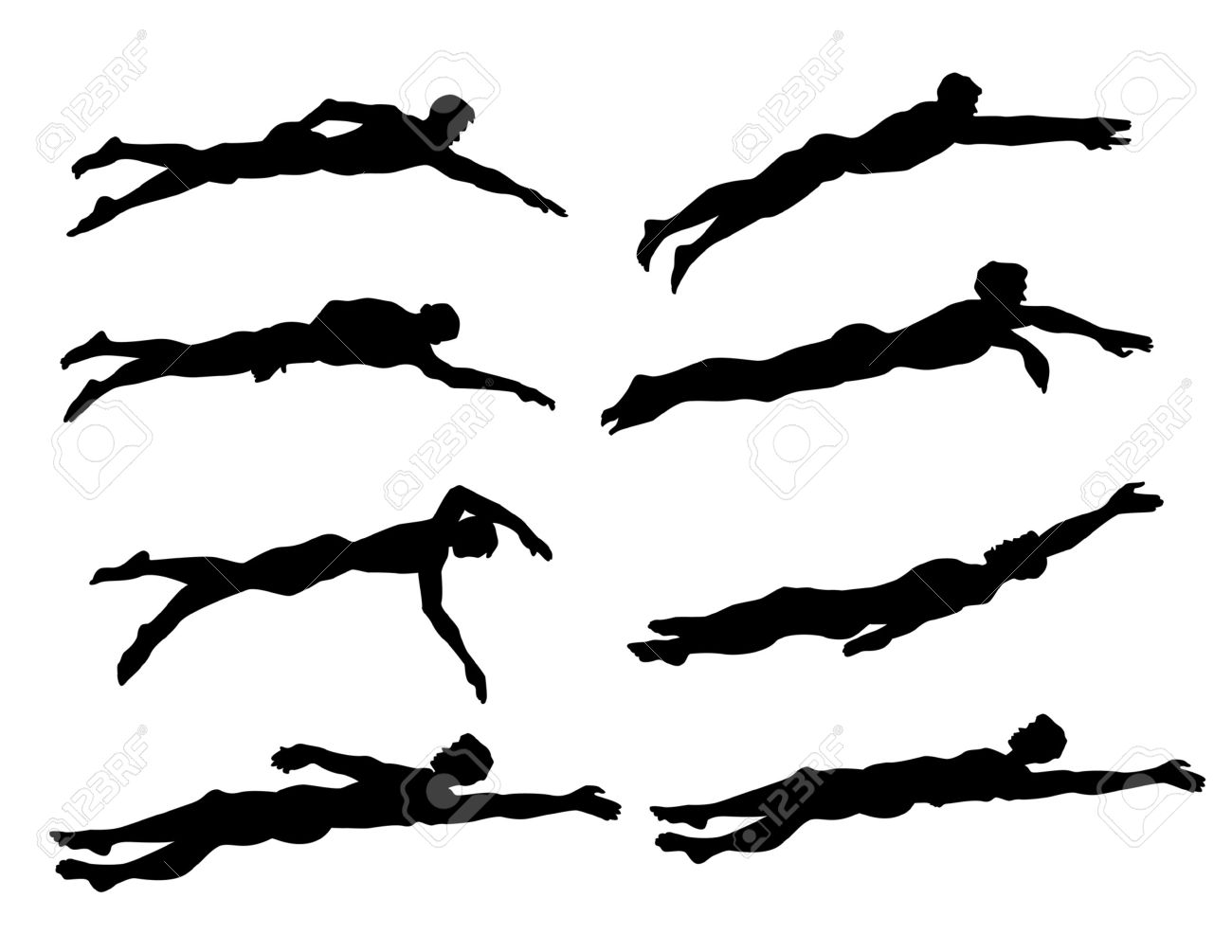 Swimming Silhouettes Royalty Free Cliparts Vectors And Stock Illustration Image Swimming Silhouettes Royalty Free Cliparts Vectors And Stock Illustration Image
