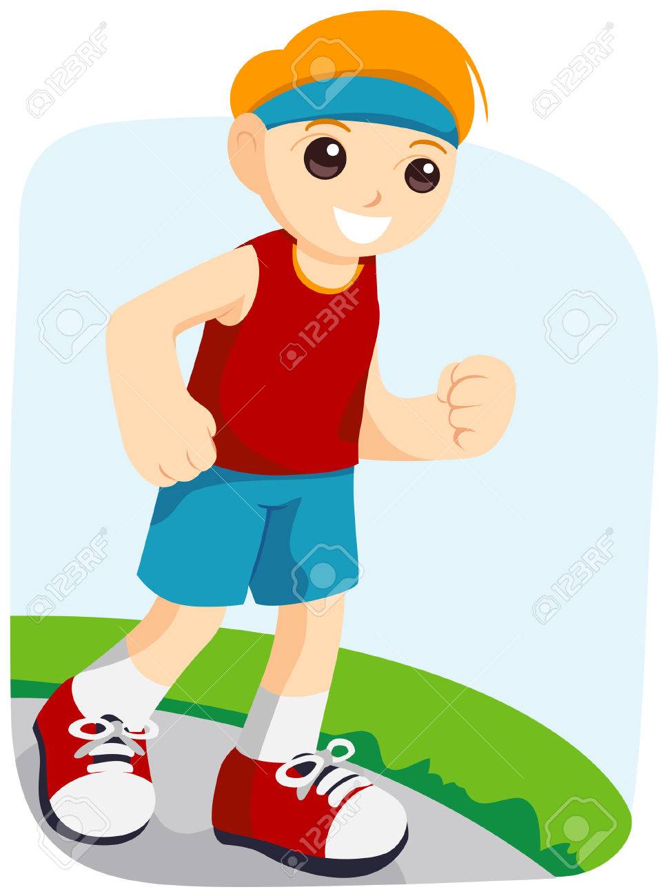 kid jogging