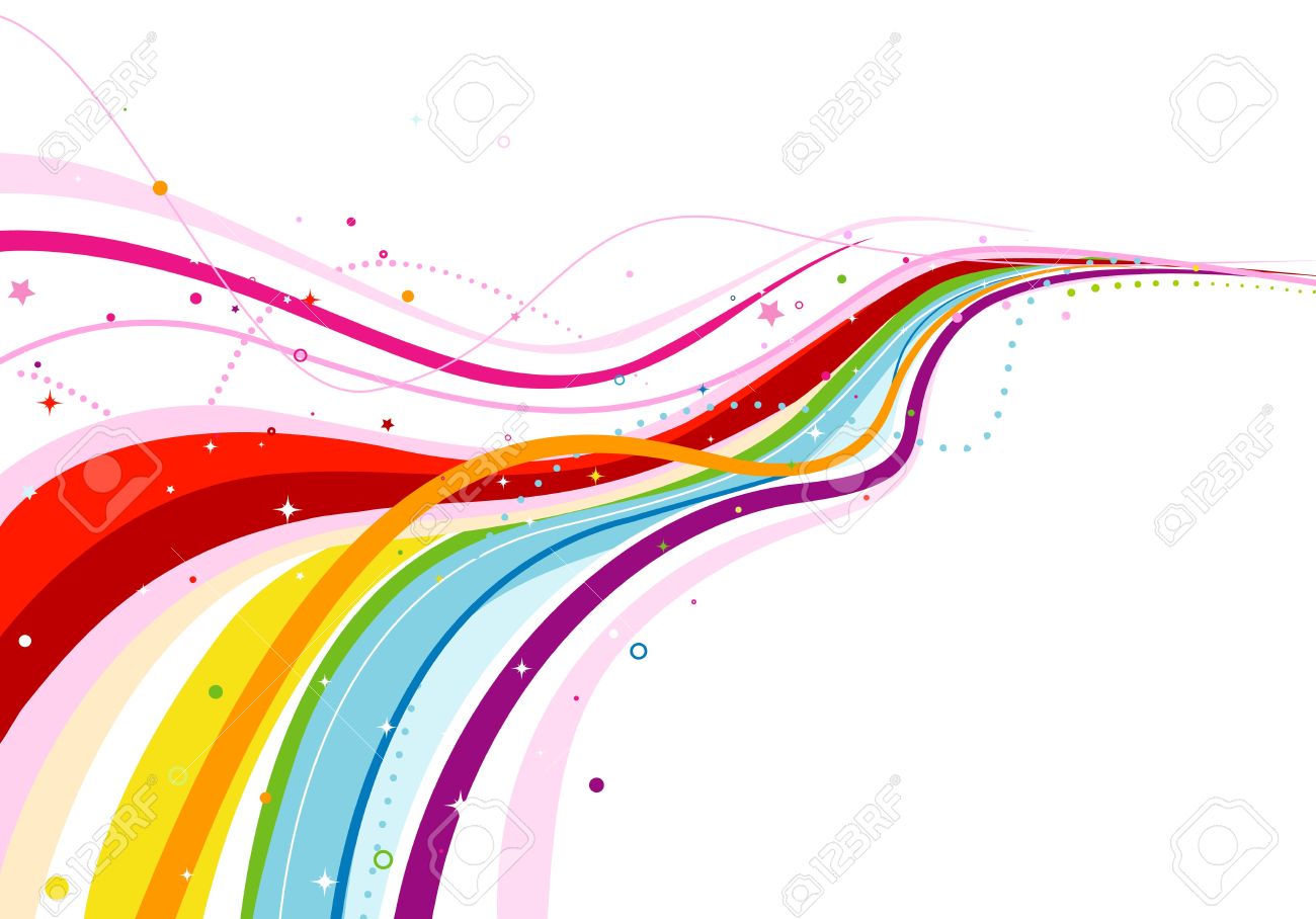 abstract rainbow design rainbow design