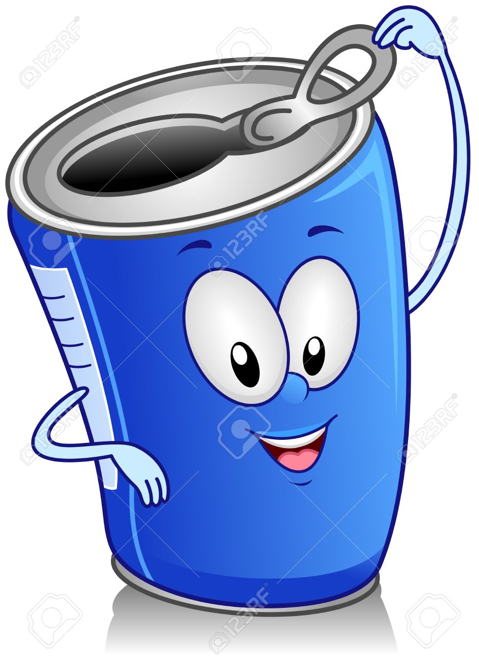 缶入り飲料キャラクターのイラスト の写真素材 画像素材 Image