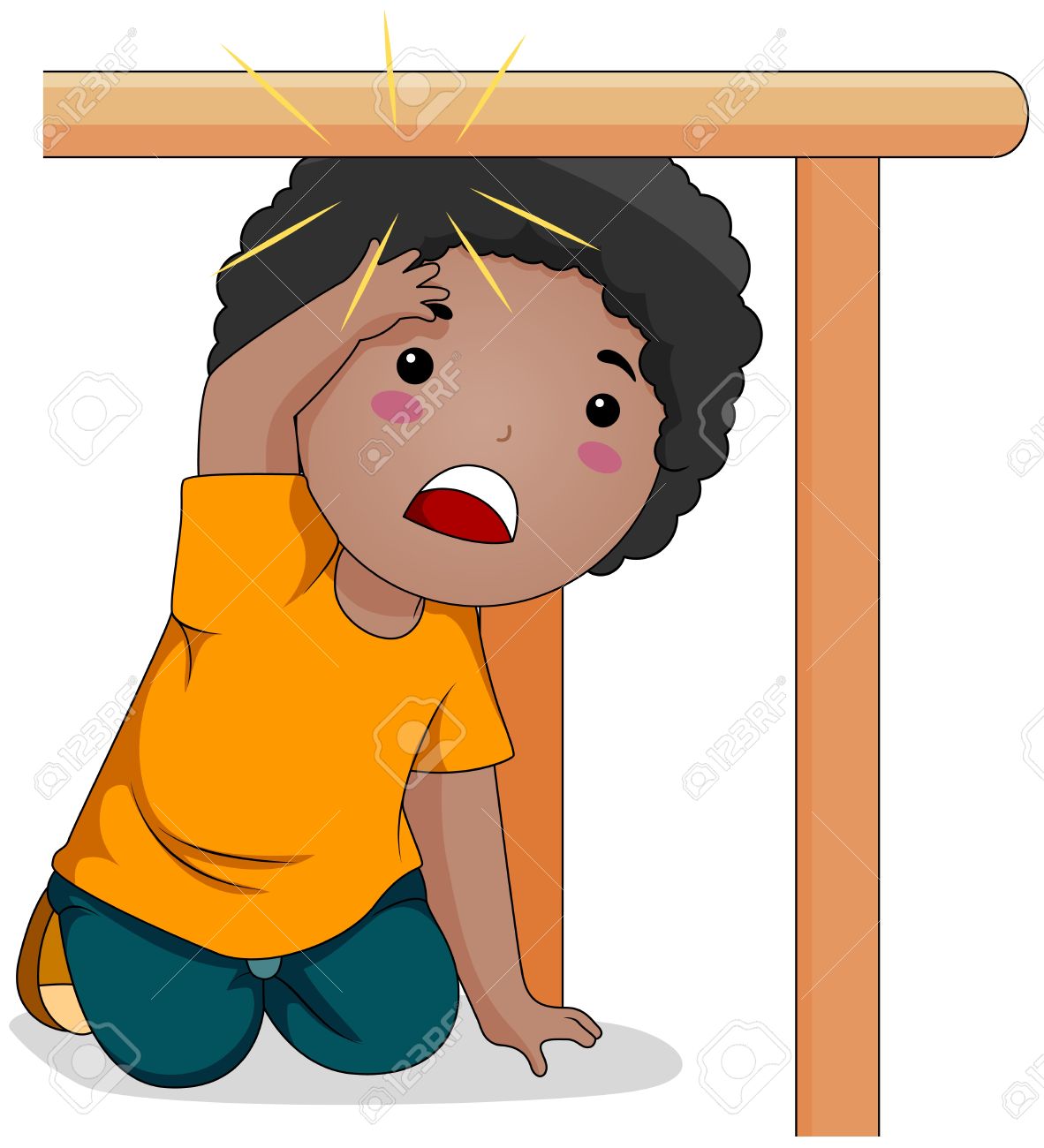 彼の頭をぶつかった子どものイラスト の写真素材 画像素材 Image 彼の頭をぶつかった子どものイラスト の写真素材 画像素材 Image