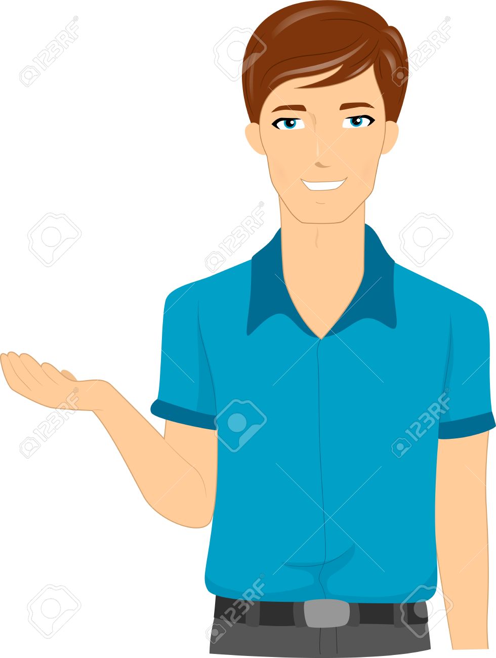illustration of a male