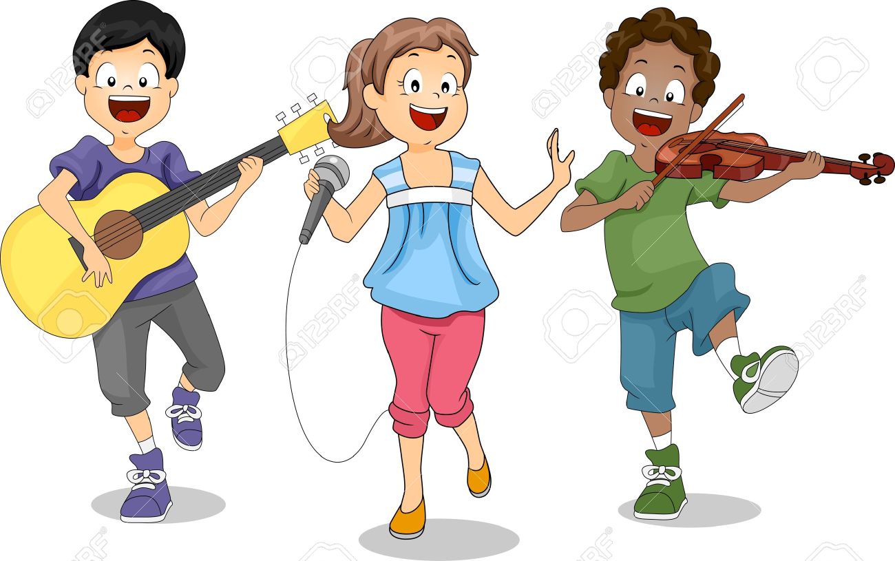musician cartoon illustration of kids demonstrating their talents stock photo - Cartoon Picture Of Children musician cartoon illustration of kids demonstrating their talents stock photo - Cartoon Picture Of Children