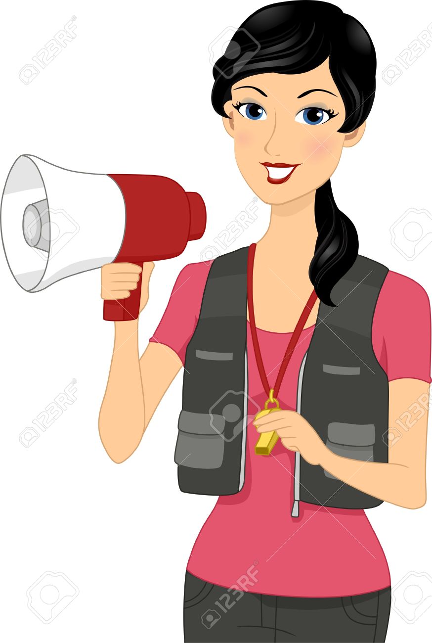 メガホンを持ってコーチのイラスト の写真素材 画像素材 Image 11330100
