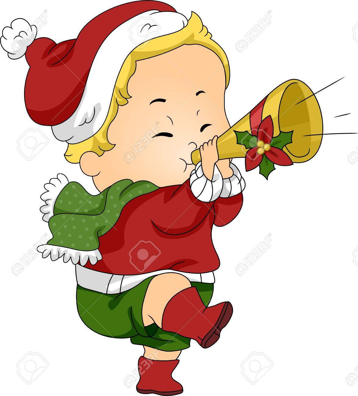 クリスマスのトランペットを吹いて赤ちゃんのイラスト の写真素材 画像素材 Image クリスマスのトランペットを吹いて赤ちゃんのイラスト の写真素材 画像素材 Image