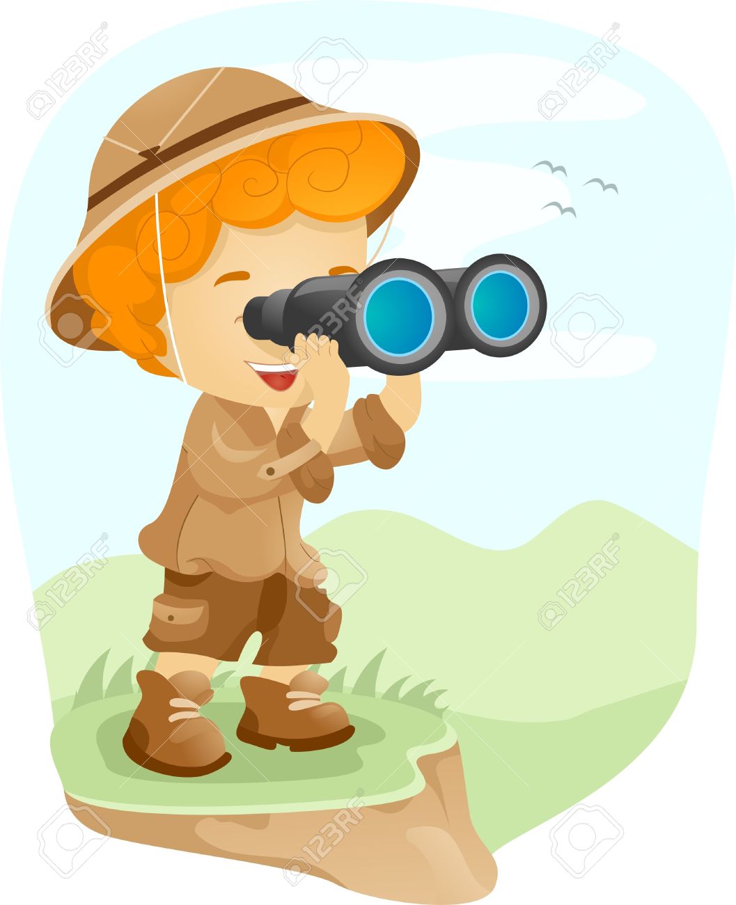 a pair of binoculars