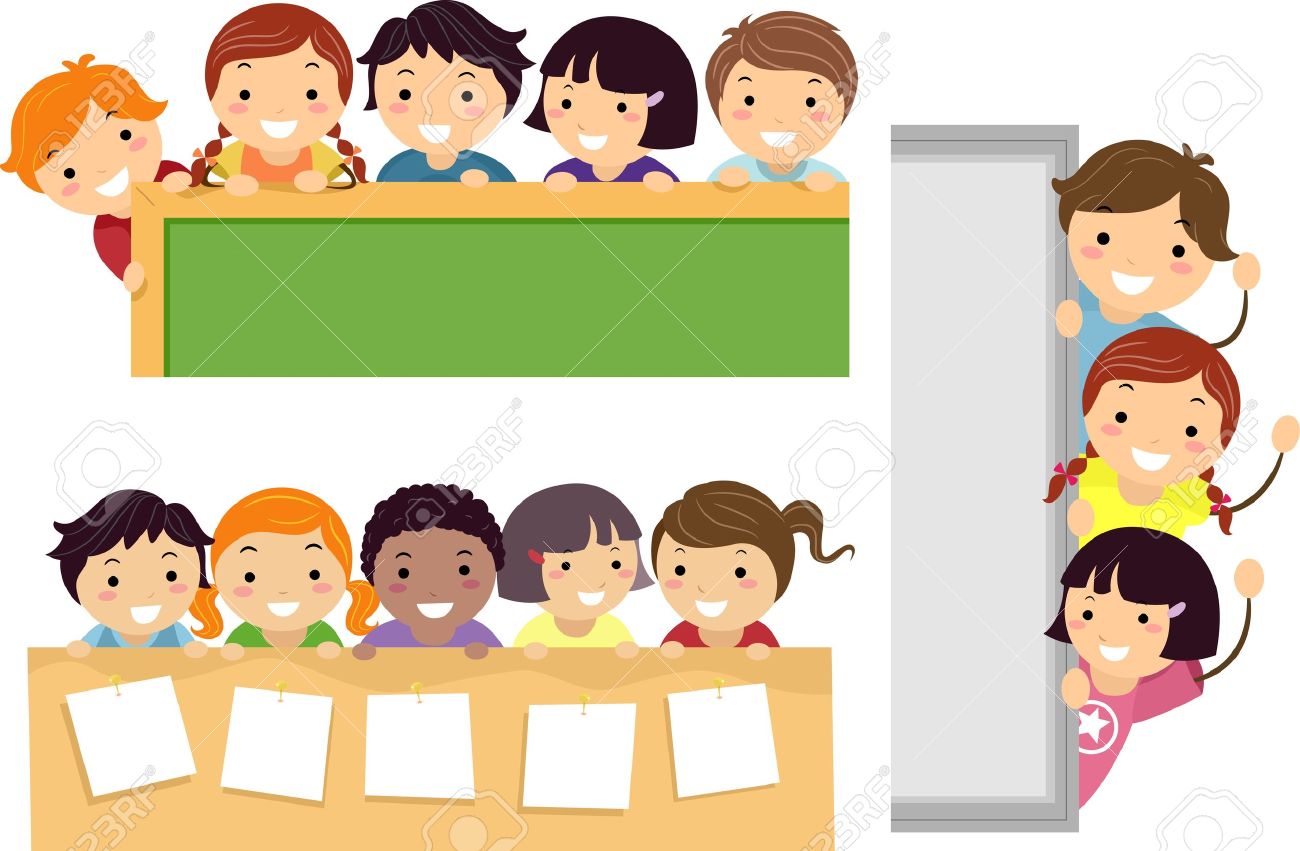 illustration featuring school children beaming happily on education education borders free