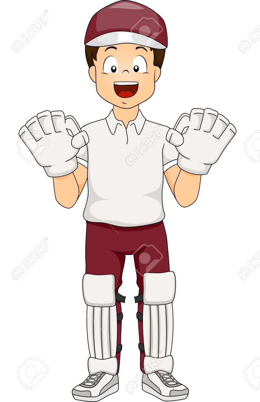 木戸の番人として服を着た男の子のイラスト のイラスト素材 ベクタ Image