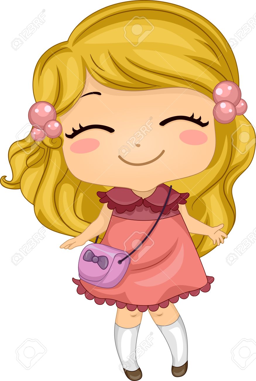 Illustration Featuring A Girl Smiling Widely Royalty Free Cliparts Vectors And Stock Illustration Image