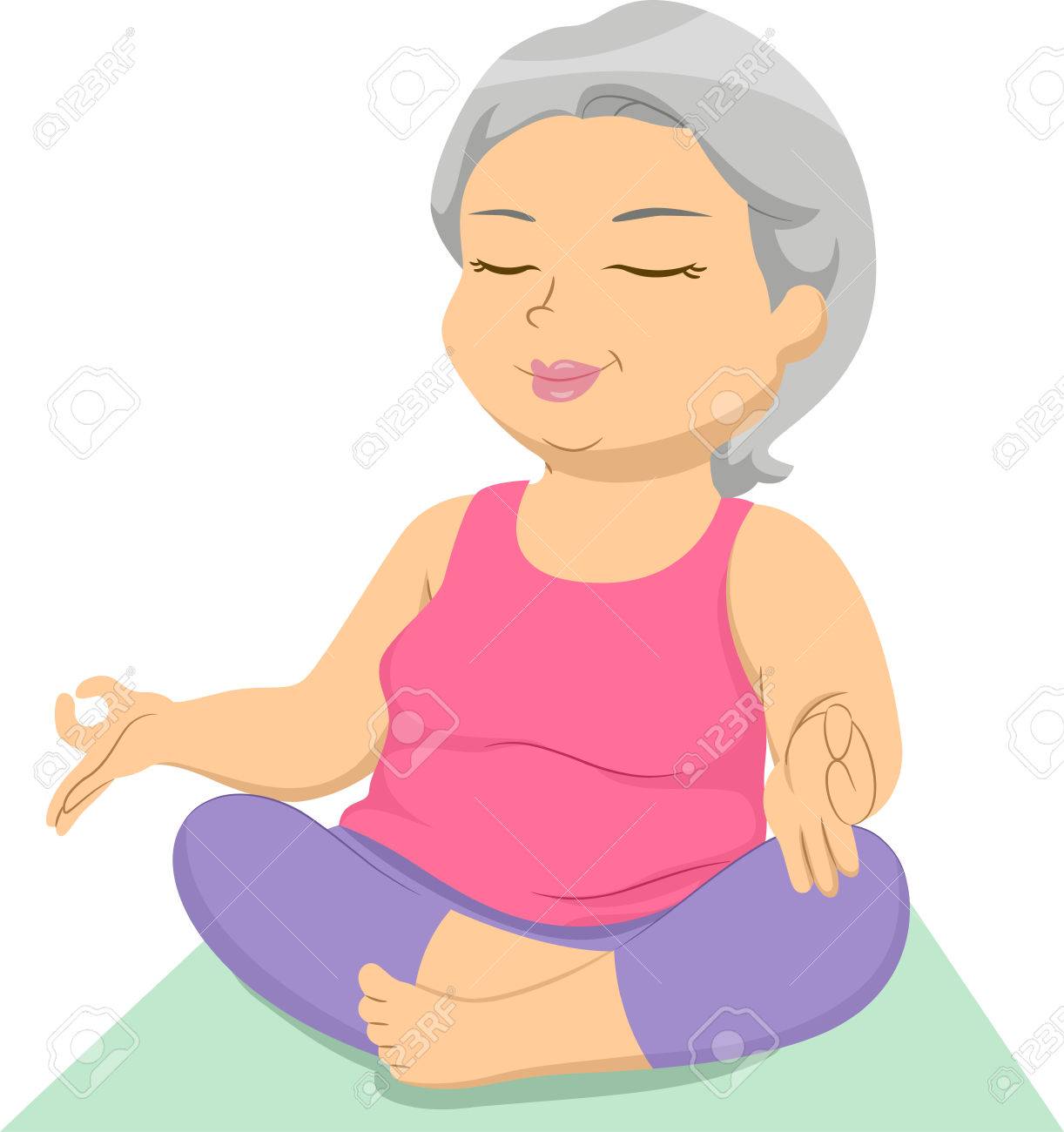 図は 高齢者の女性のヨガの特徴 のイラスト素材 ベクタ Image 図は 高齢者の女性のヨガの特徴 のイラスト素材 ベクタ Image