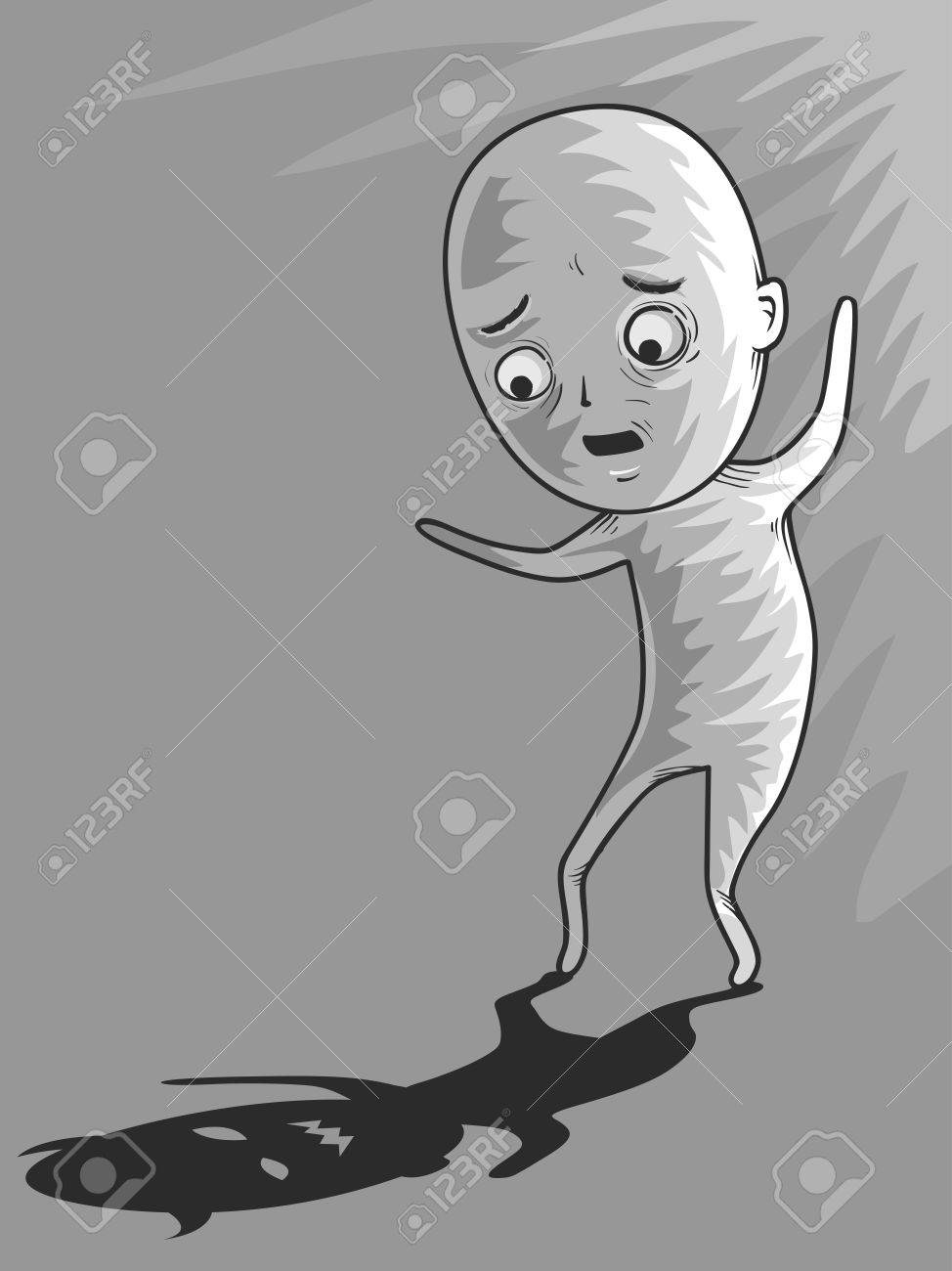 自分の影の男のイラストが怖い の写真素材 画像素材 Image 自分の影の男のイラストが怖い の写真素材 画像素材 Image