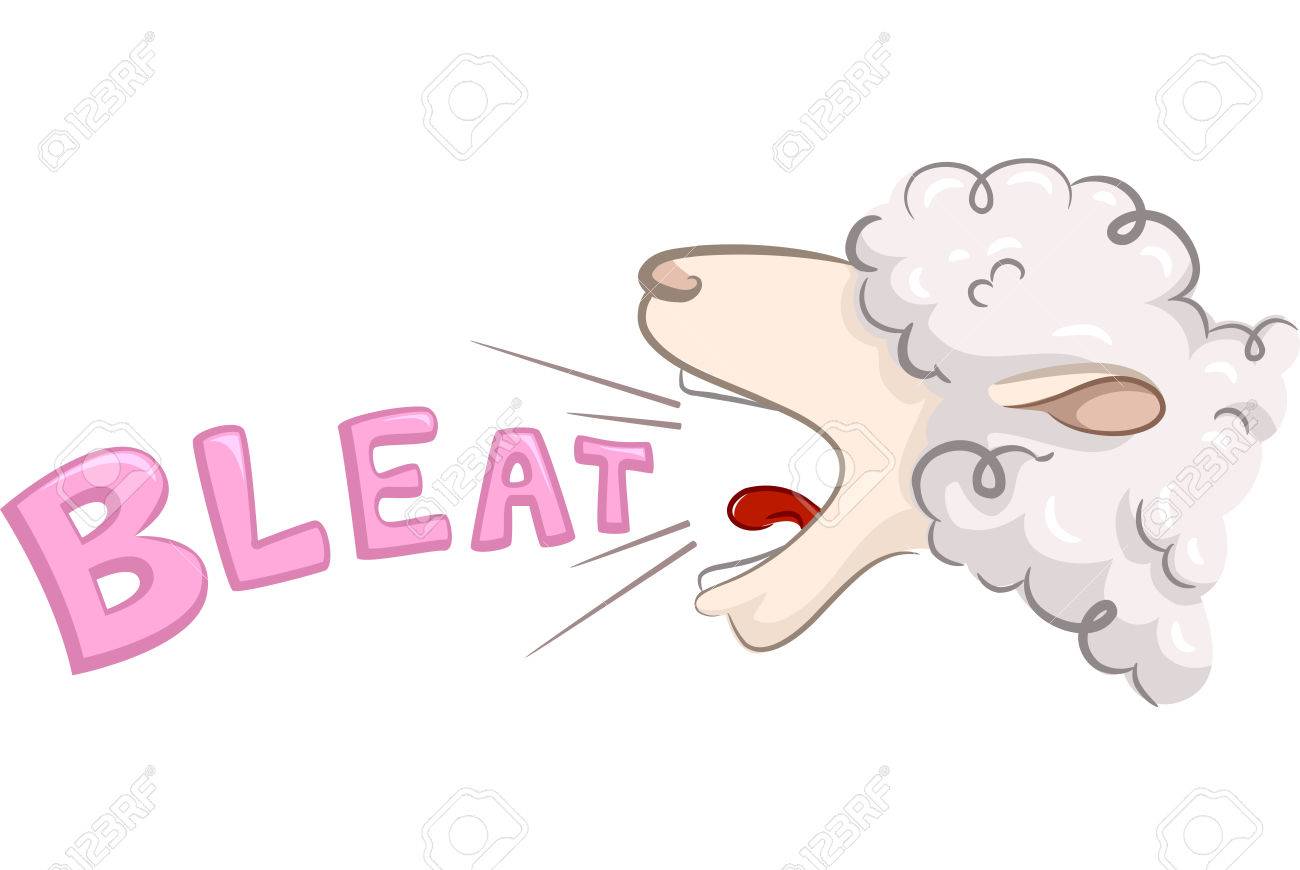Illustration Of A Sheep Bleating Stock Photo Picture And Royalty Free Image Image