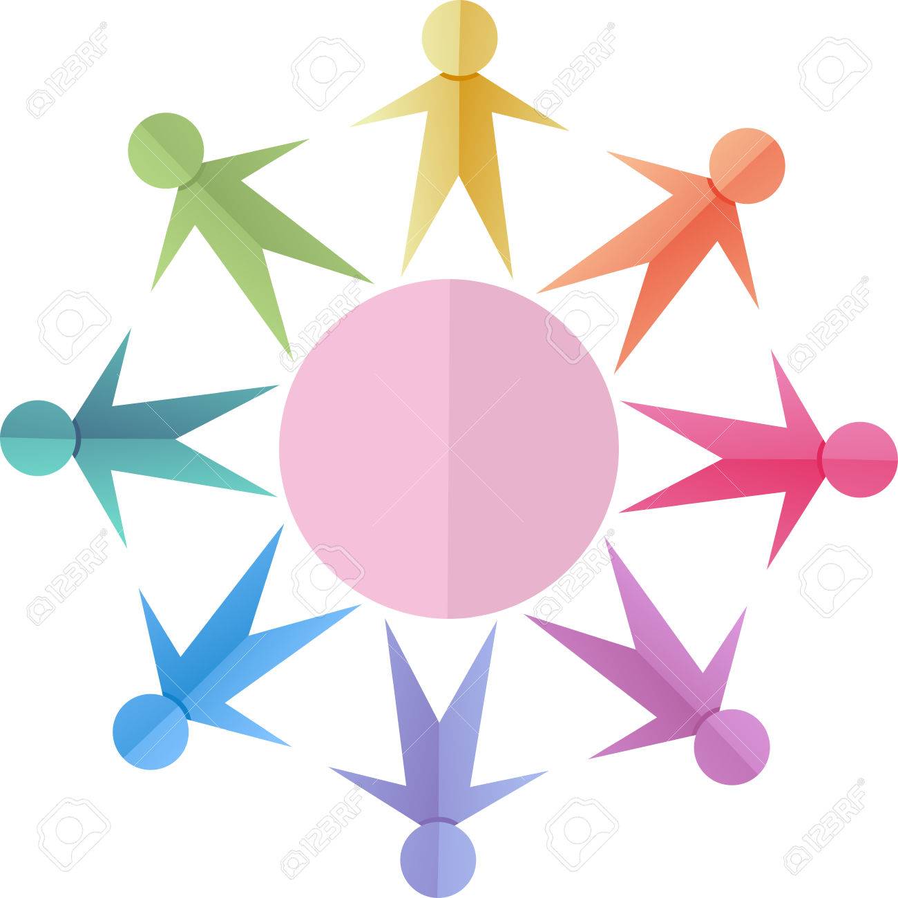 手に参加する切り絵のイラスト の写真素材 画像素材 Image