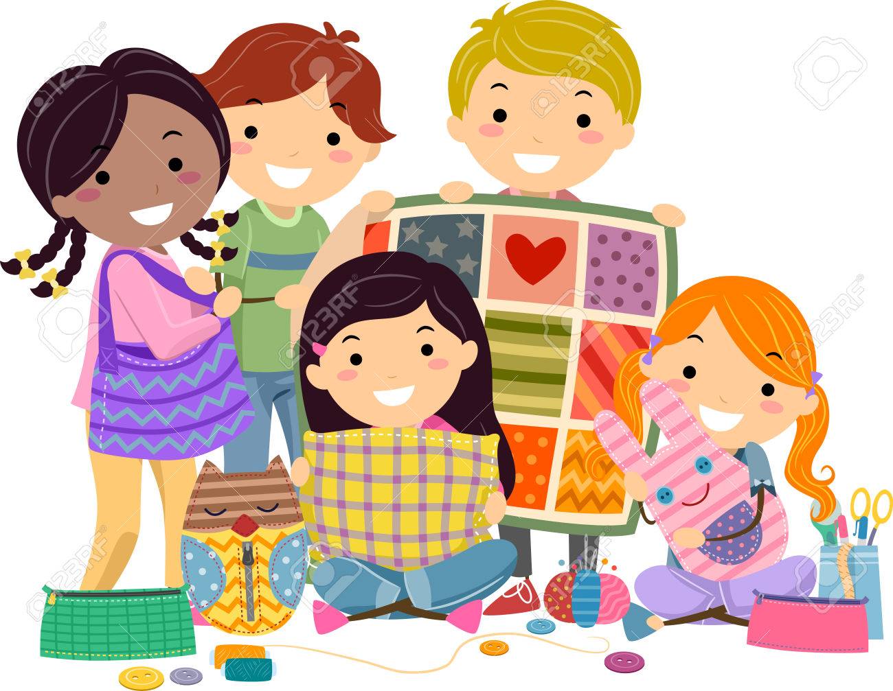 kids presenting