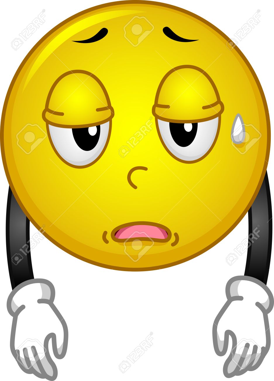 たれ目と死んで腕疲れた笑顔のマスコット イラスト の写真素材 画像素材 Image